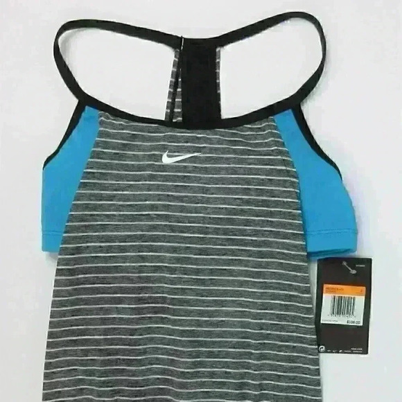 NEW! Nike Women’s S Stripe Tankini Top NWT $106 - Picture 3 of 4